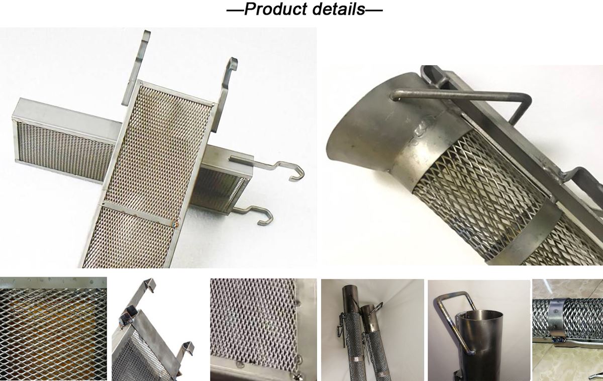 Electroplated titanium mesh basket Electroplated titanium mesh basket